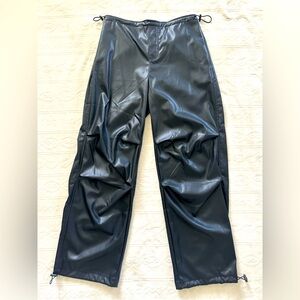 Pleather Pants Black